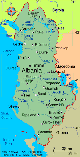Vlore map